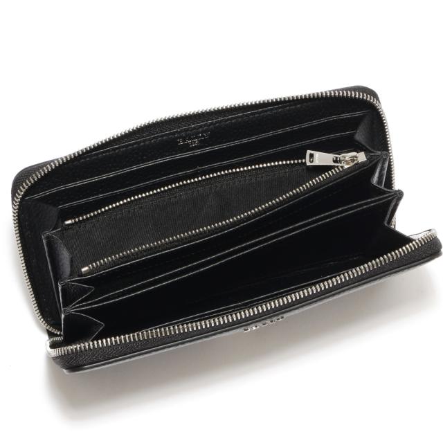 バリー 6306285 ラウンドファスナー長財布（ブラック）BALLY[6306285DSH] 返品種別Bの通販は