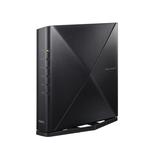 NEC｜エヌイーシー PA-WX5400T6 Wi-Fi 6E(11ax)対応 無線LANルーター(2402Mbps＋2402Mbps＋574Mbps)[PAWX5400T6] 返品種別B