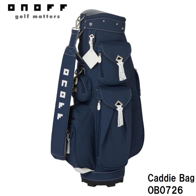 オノフ OB072604 キャディバッグ（ネイビー・8.5型・46インチクラブ対応）ONOFF Caddie Bag OB0726[OB072604] 返品種別A