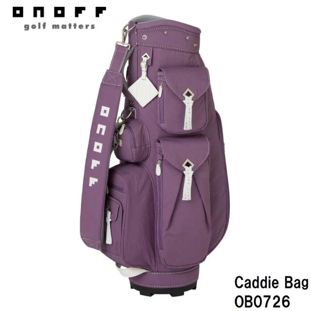 オノフ OB072614 キャディバッグ（パープル・8.5型・46インチクラブ対応）ONOFF Caddie Bag OB0726[OB072614] 返品種別A