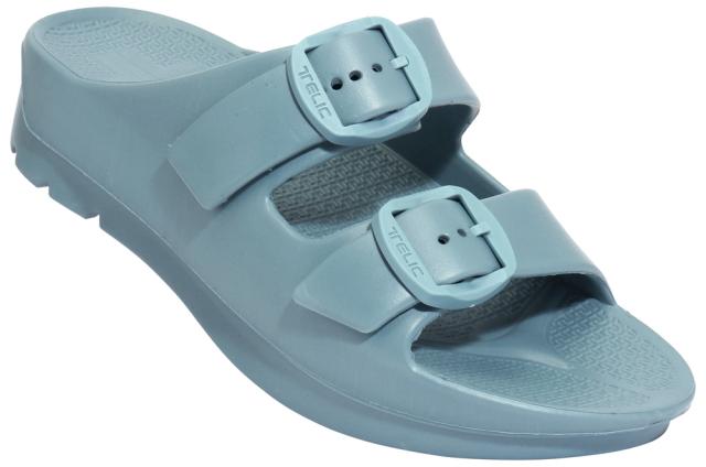 TELIC W-BUCKLE2-PB-L リカバリーサンダル（Pale Blue・サイズ：L(26.5-27cm))[WBUCKLE2PBL] 返品種別A