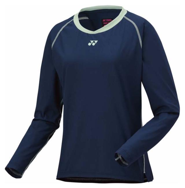 ヨネックス YO-20840-554-L レディース ゲームシャツ（ロングスリーブ）（ダークネイビー・サイズ：L）YONEX[YO20840554L] 返品種別A