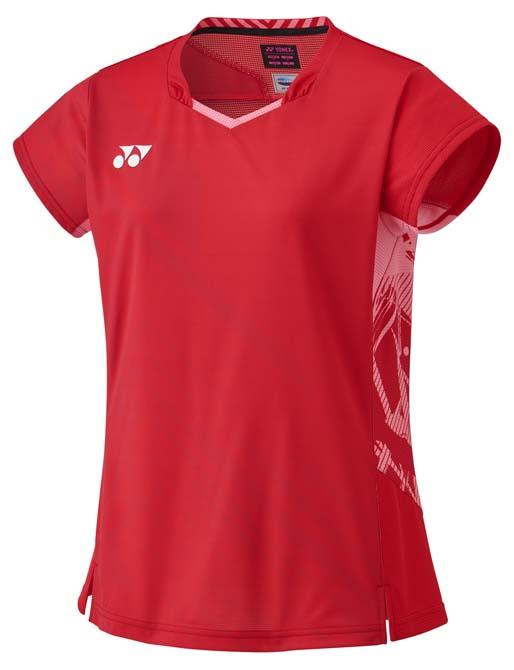 ヨネックス YO-20858-587-M レディース ゲームシャツ（タンゴレッド・サイズ：M）YONEX[YO20858587M] 返品種別A