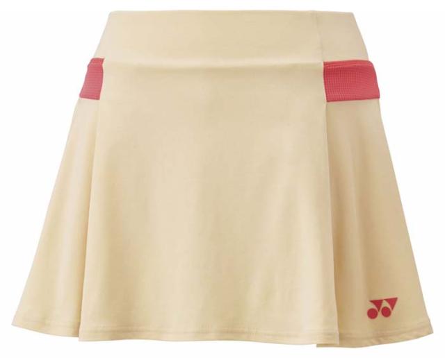 ヨネックス YO-26145-456-M レディース スカート（インナースパッツ付）（アイスベージュ・サイズ：M）YONEX[YO26145456M] 返品種別A