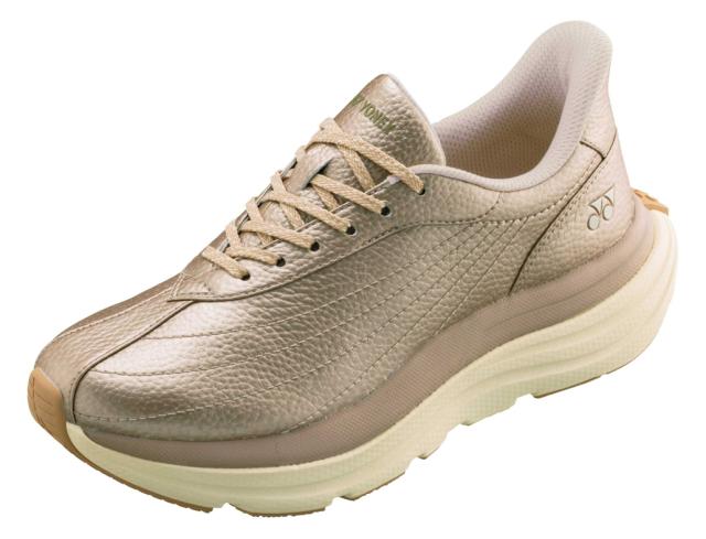 ヨネックス レディース ウォーキングシューズ パワークッションL128（ゴールド・サイズ：22.0cm） YO-SHWL128-016-22.0返品種別A