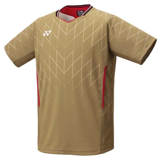 ヨネックス YO-10698-016-S メンズ ゲームシャツ（フィットスタイル）（ゴールド・サイズ：S）YONEX[YO10698016S] 返品種別A