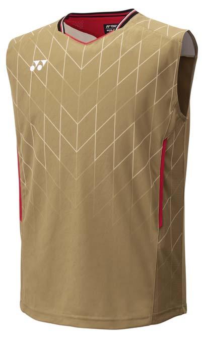 ヨネックス YO-10699-016-XO メンズ ゲームシャツ（ノースリーブ）（ゴールド・サイズ：XO）YONEX[YO10699016XO] 返品種別A