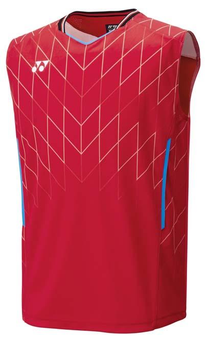 ヨネックス YO-10699-364-O メンズ ゲームシャツ（ノースリーブ）（ジャパンレッド・サイズ：O）YONEX[YO10699364O] 返品種別A