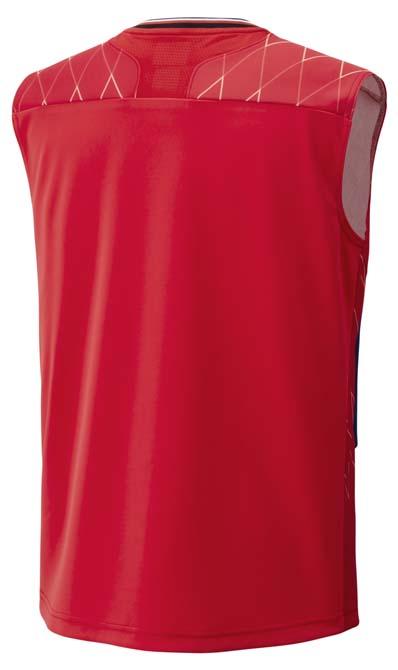 ヨネックス YO-10699-364-O メンズ ゲームシャツ（ノースリーブ）（ジャパンレッド・サイズ：O）YONEX[YO10699364O] 返品種別A_1