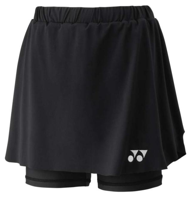 ヨネックス YO-26181-007-S レディース スカート（インナースパッツ付）（ブラック・サイズ：S）YONEX[YO26181007S] 返品種別A