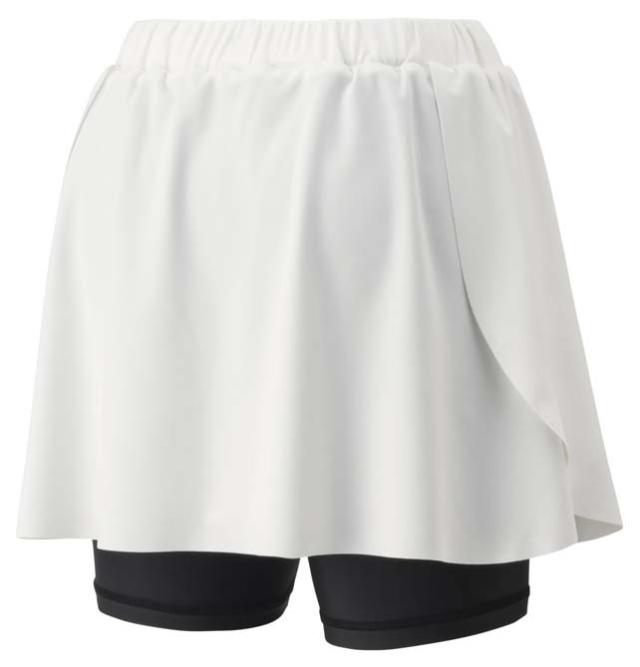 ヨネックス YO-26181-011-XO レディース スカート（インナースパッツ付）（ホワイト・サイズ：XO）YONEX[YO26181011XO] 返品種別A_1