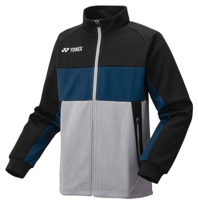 ヨネックス ユニセックス ニットウォームアップシャツ（フィットスタイル）（グレーモク・サイズ：XO） YONEX YO-50184-275-XO返品種別A