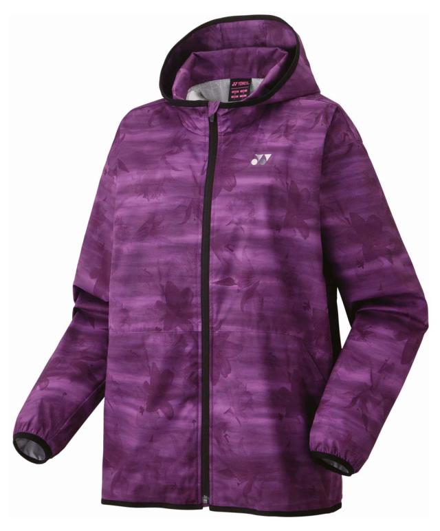 ヨネックス YO-78077-354-O レディース 裏地付ウィンドウォーマーパーカー（ミストパープル・サイズ：O）YONEX[YO78077354O] 返品種別A
