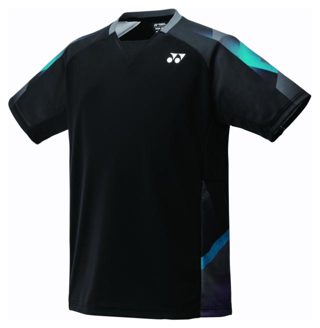 ヨネックス YO-10676-007-SS ユニセックス ゲームシャツ（フィットスタイル）（ブラック・サイズ：SS）YONEX[YO10676007SS] 返品種別A