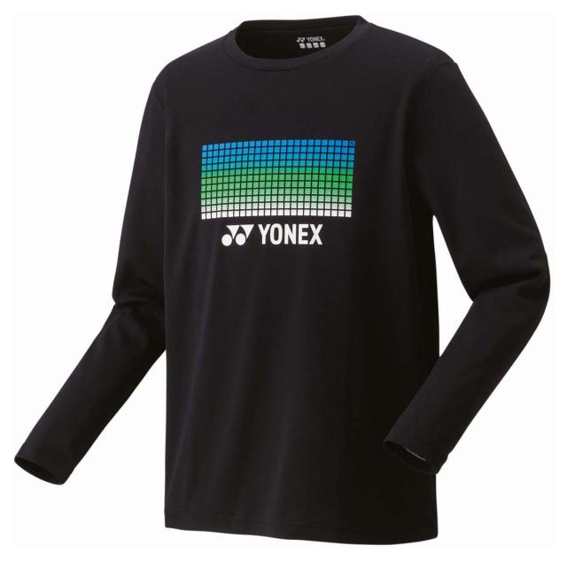 ヨネックス YO-16817-007-M ユニセックス ロングスリーブTシャツ（ブラック・サイズ：M）YONEX[YO16817007M] 返品種別A