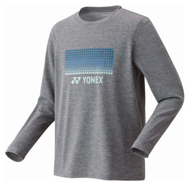 ヨネックス YO-16817-010-S ユニセックス ロングスリーブTシャツ（グレー・サイズ：S）YONEX[YO16817010S] 返品種別A