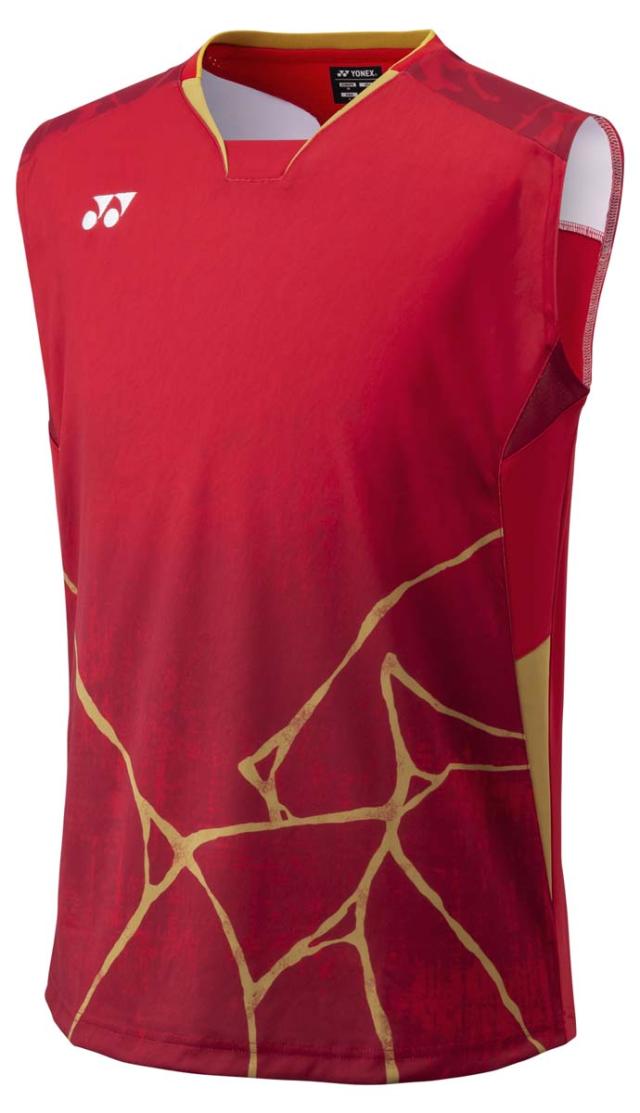 ヨネックス YO-10731-021-M メンズ ゲームシャツ（ノースリーブ）（ワイン・サイズ：M）YONEX[YO10731021M] 返品種別A