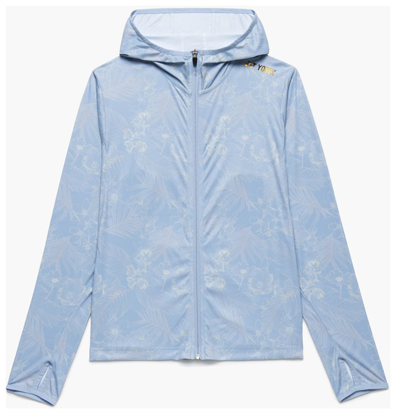 ヨネックス YO-57093-664-M レディース ニットウォームアップパーカー（パステルブルー・サイズ：M）YONEX[YO57093664M] 返品種別A