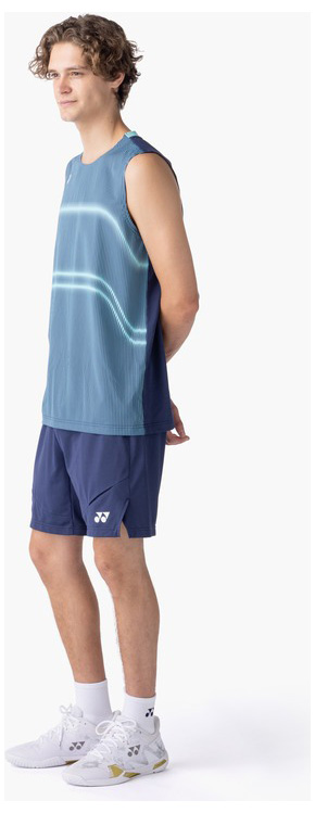 ヨネックス YO-10714-554-M メンズ ゲームシャツ ノースリーブ（ダークネイビー・サイズ：M）YONEX[YO10714554M] 返品種別A_6