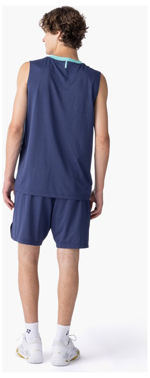 ヨネックス YO-10714-554-L メンズ ゲームシャツ ノースリーブ（ダークネイビー・サイズ：L）YONEX[YO10714554L] 返品種別A_5