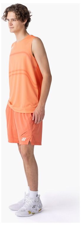 ヨネックス YO-10714-814-XO メンズ ゲームシャツ ノースリーブ（サイバーオレンジ・サイズ：XO）YONEX[YO10714814XO] 返品種別A_6