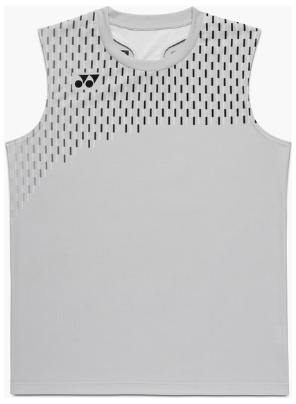 ヨネックス YO-10715-024-L メンズ ゲームシャツ ノースリーブ（シルバーグレー・サイズ：L）YONEX[YO10715024L] 返品種別A
