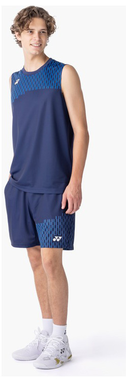 ヨネックス YO-10715-554-S メンズ ゲームシャツ ノースリーブ（ダークネイビー・サイズ：S）YONEX[YO10715554S] 返品種別A_6