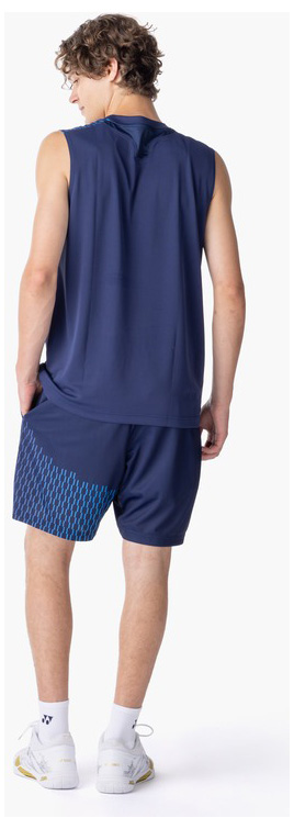 ヨネックス YO-10715-554-M メンズ ゲームシャツ ノースリーブ（ダークネイビー・サイズ：M）YONEX[YO10715554M] 返品種別A_5