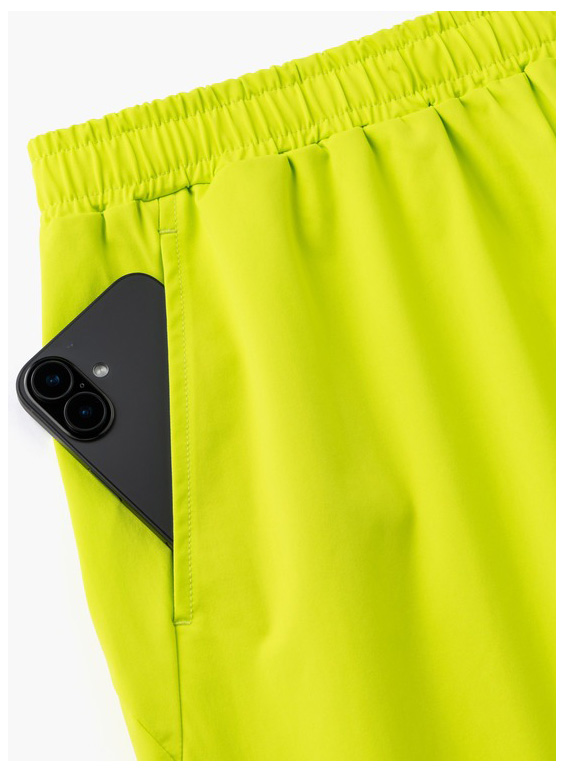 ヨネックス YO-15244-680-M ユニセックス ニットハーフパンツ（フレッシュライム・サイズ：M）YONEX[YO15244680M] 返品種別A｜詳細画像