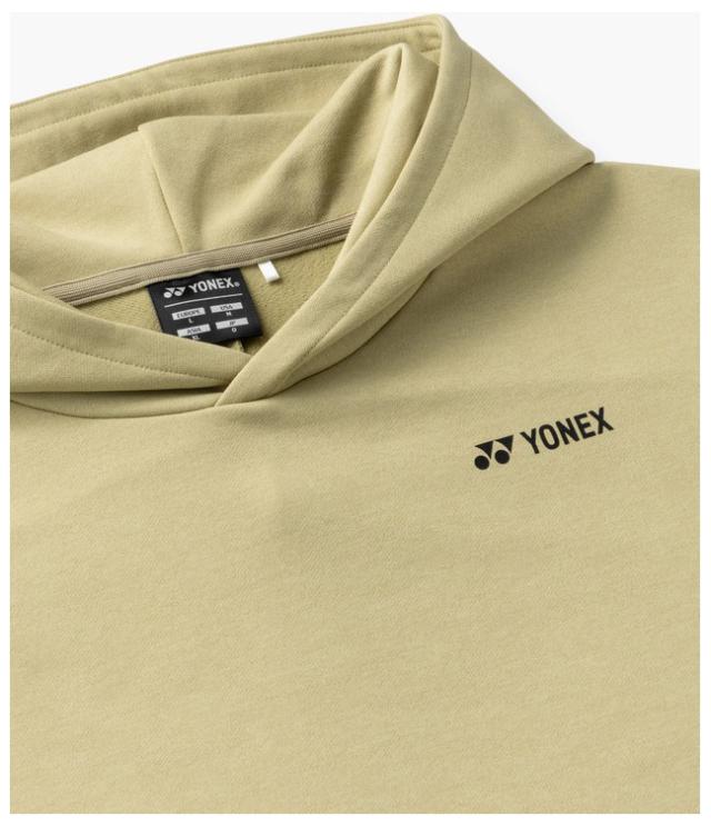 ヨネックス YO-30117-504-L ユニセックス スウェットパーカー（カーキベージュ・サイズ：L）YONEX[YO30117504L] 返品種別A_2
