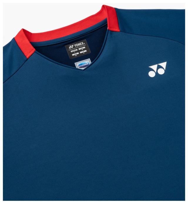 ヨネックス YO-10710-169-M ユニセックス ゲームシャツ（インディゴブルー・サイズ：M）YONEX[YO10710169M] 返品種別A_2