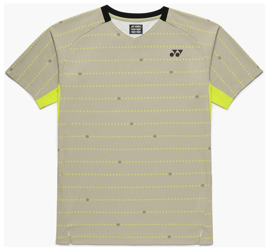 ヨネックス YO-10710-504-M ユニセックス ゲームシャツ（カーキベージュ・サイズ：M）YONEX[YO10710504M] 返品種別A