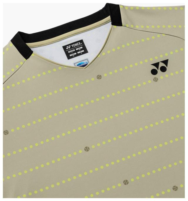 ヨネックス YO-10710-504-L ユニセックス ゲームシャツ（カーキベージュ・サイズ：L）YONEX[YO10710504L] 返品種別A_2