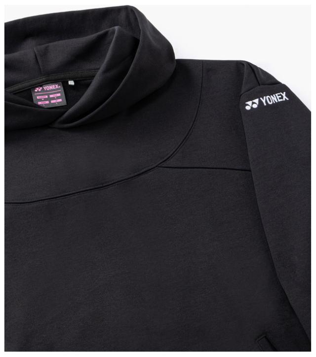 ヨネックス YO-37006-007-XO レディース スウェットパーカー（ブラック・サイズ：XO）YONEX[YO37006007XO] 返品種別A_2