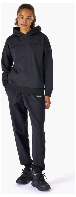ヨネックス YO-37006-007-XO レディース スウェットパーカー（ブラック・サイズ：XO）YONEX[YO37006007XO] 返品種別A_5
