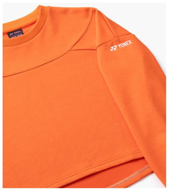 ヨネックス YO-37007-814-O レディース スウェットシャツ（サイバーオレンジ・サイズ：O）YONEX[YO37007814O] 返品種別A_2