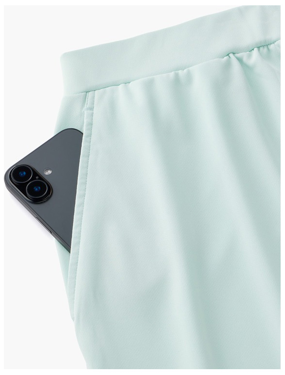ヨネックス YO-15238-308-M ユニセックス ニットハーフパンツ（アイスブルー・サイズ：M）YONEX[YO15238308M] 返品種別A_3