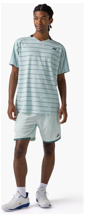 ヨネックス YO-15238-308-M ユニセックス ニットハーフパンツ（アイスブルー・サイズ：M）YONEX[YO15238308M] 返品種別A_4