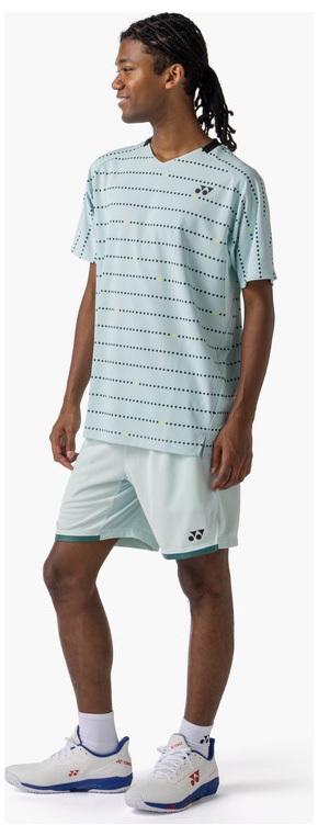 ヨネックス YO-15238-308-M ユニセックス ニットハーフパンツ（アイスブルー・サイズ：M）YONEX[YO15238308M] 返品種別A_6