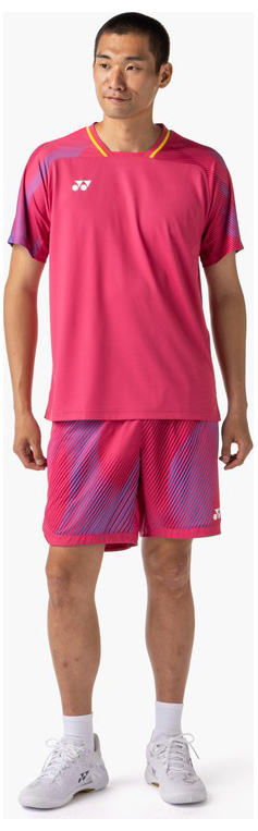 ヨネックス YO-15250-327-L メンズ ニットハーフパンツ（マゼンダ・サイズ：L）YONEX[YO15250327L] 返品種別A