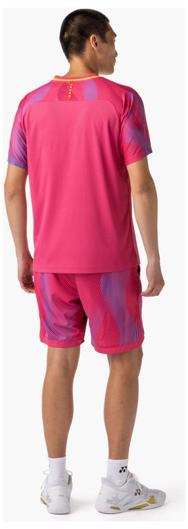 ヨネックス YO-15250-327-L メンズ ニットハーフパンツ（マゼンダ・サイズ：L）YONEX[YO15250327L] 返品種別A