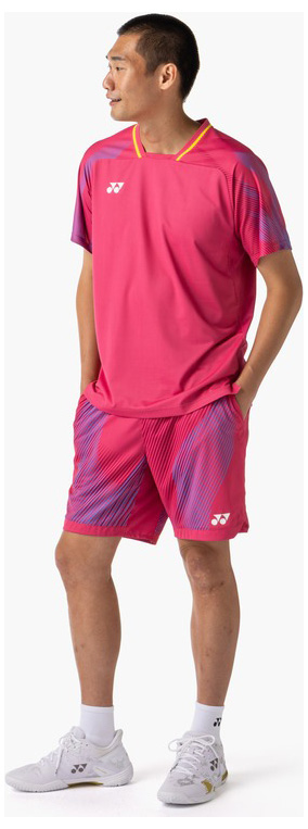 ヨネックス YO-15250-327-L メンズ ニットハーフパンツ（マゼンダ・サイズ：L）YONEX[YO15250327L] 返品種別A