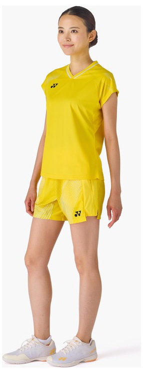 ヨネックス YO-25122-221-M レディース ニットハーフパンツ（ヤマブキ・サイズ：M）YONEX[YO25122221M] 返品種別A_6