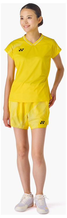 ヨネックス YO-25122-221-L レディース ニットハーフパンツ（ヤマブキ・サイズ：L）YONEX[YO25122221L] 返品種別A_4