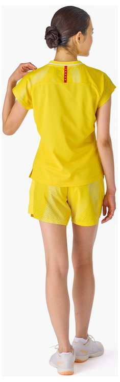 ヨネックス YO-25122-221-L レディース ニットハーフパンツ（ヤマブキ・サイズ：L）YONEX[YO25122221L] 返品種別A_5