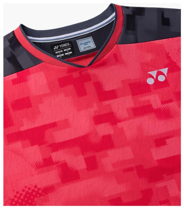 ヨネックス YO-10754-475-O メンズ ゲームシャツ フィットスタイル（コーラルレッド・サイズ：O）YONEX[YO10754475O] 返品種別A_2