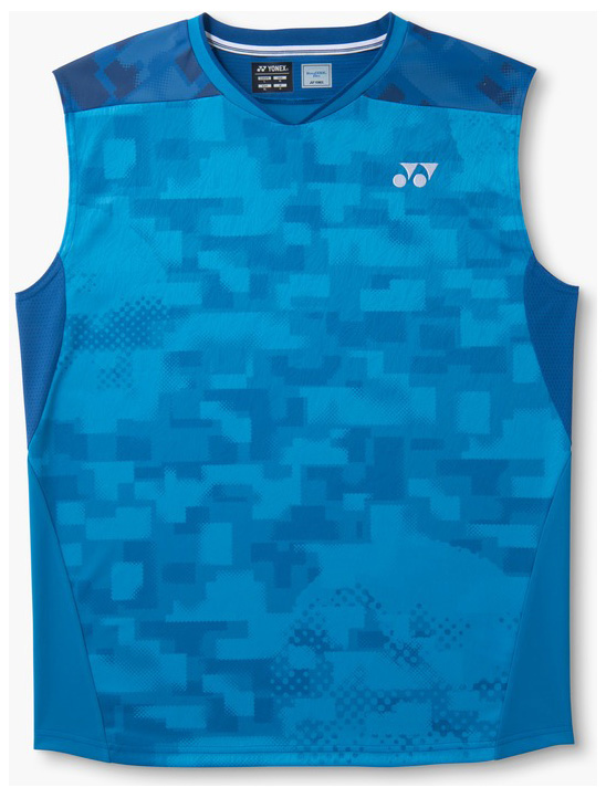 ヨネックス YO-10755-449-XO メンズ ゲームシャツ ノースリーブ（セルリアンブルー・サイズ：XO）YONEX[YO10755449XO] 返品種別A