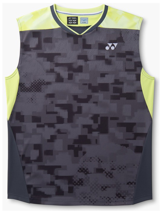 ヨネックス YO-10755-313-M メンズ ゲームシャツ ノースリーブ（アッシュグレー・サイズ：M）YONEX[YO10755313M] 返品種別A