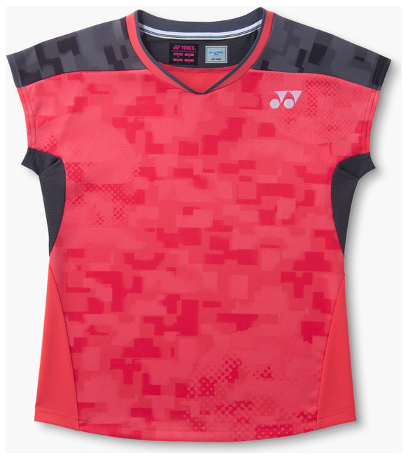 ヨネックス YO-21000-475-O レディース ゲームシャツ フィットシャツ（コーラルレッド・サイズ：O）YONEX[YO21000475O] 返品種別A