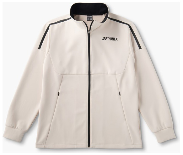 ヨネックス YO-50204-200-O ユニセックス ニットウォームアップシャツ（オフホワイト・サイズ：O）YONEX[YO50204200O] 返品種別A